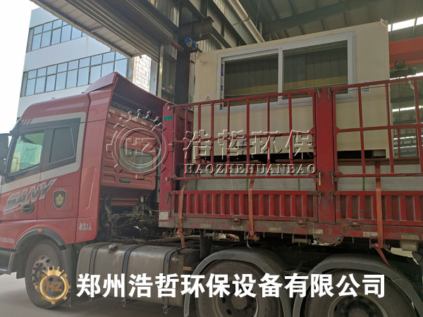 廣西客戶要的靜電分離機發(fā)貨現(xiàn)場