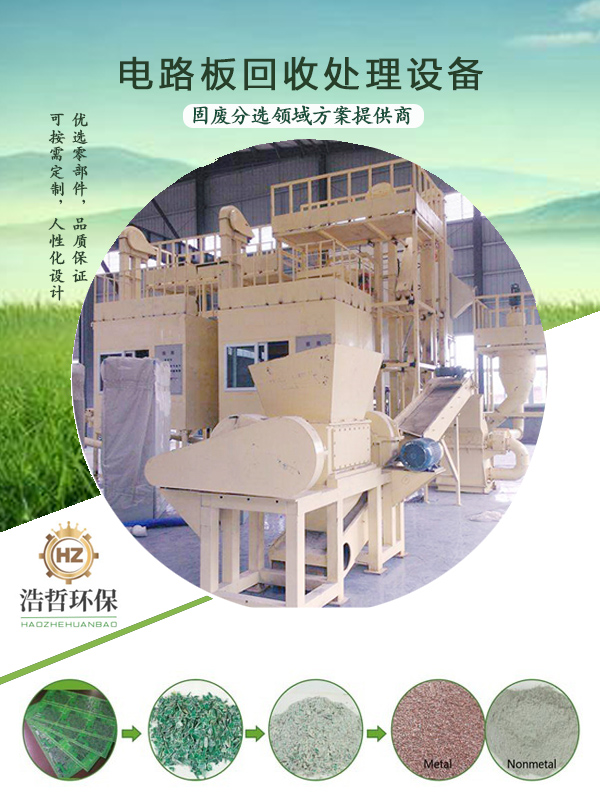 選電路板回收處理設(shè)備關(guān)鍵的指標(biāo)是啥? 選電路板回收處理設(shè)備關(guān)鍵的指標(biāo)是啥?